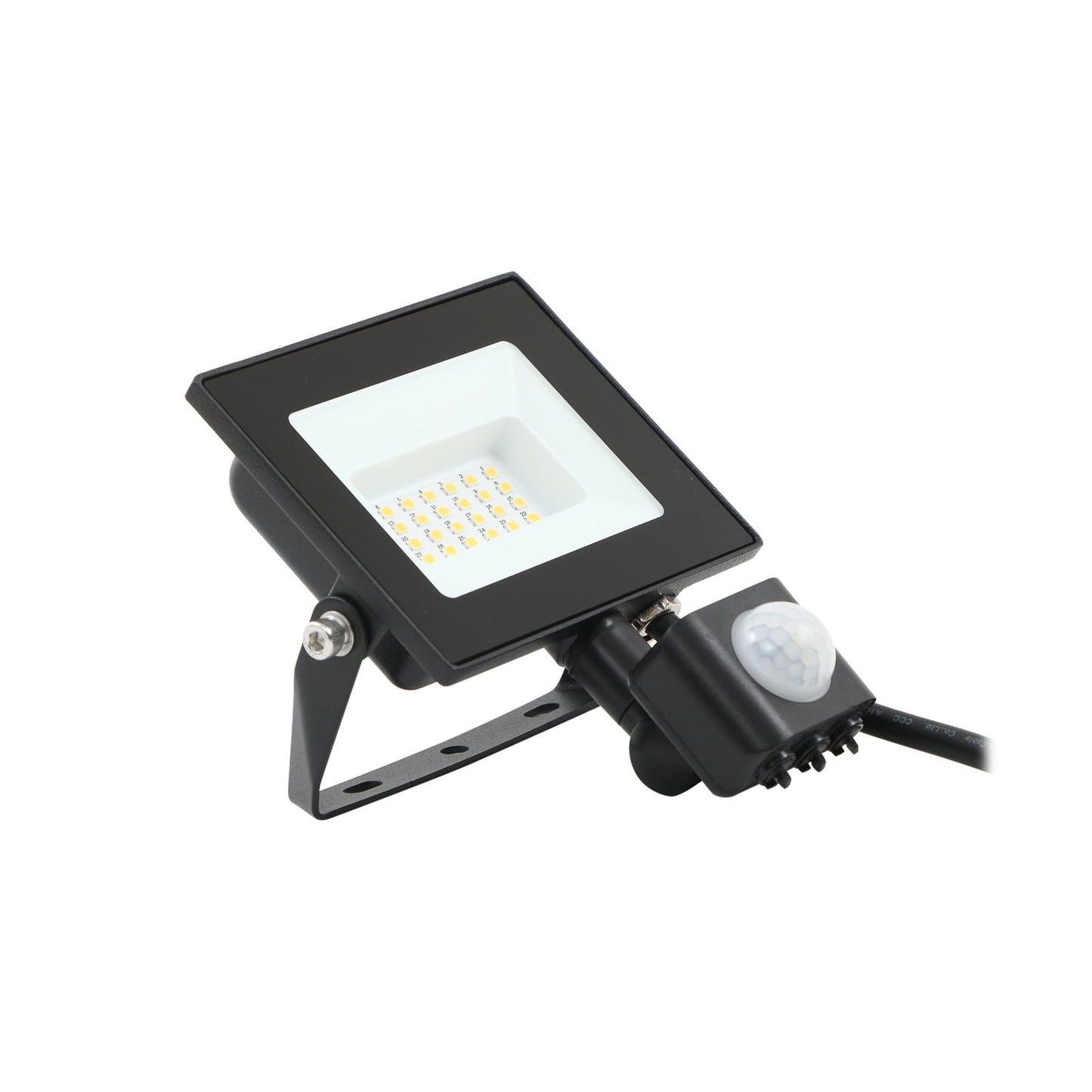 Prios Maikel Projecteur d'extérieur LED, 20 W, 1500 lm, métal, capteur