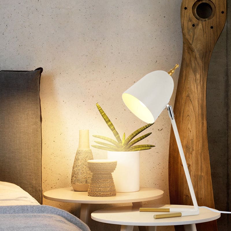 Lampe de Bureau Élégante en Metal avec Abat Jour Dôme – photo 2