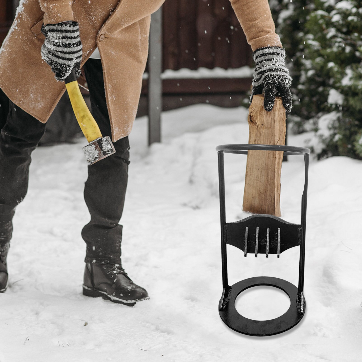 Firewood Splitter™ - Faire du bois de chauffage facilement, rapidement et en toute sécurité!