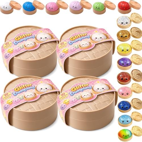 Jeeeun 2026 New Dumpling Squishy | Fun Surprise & Stress Relief for Busy Days, Random Colors (1 Packs)