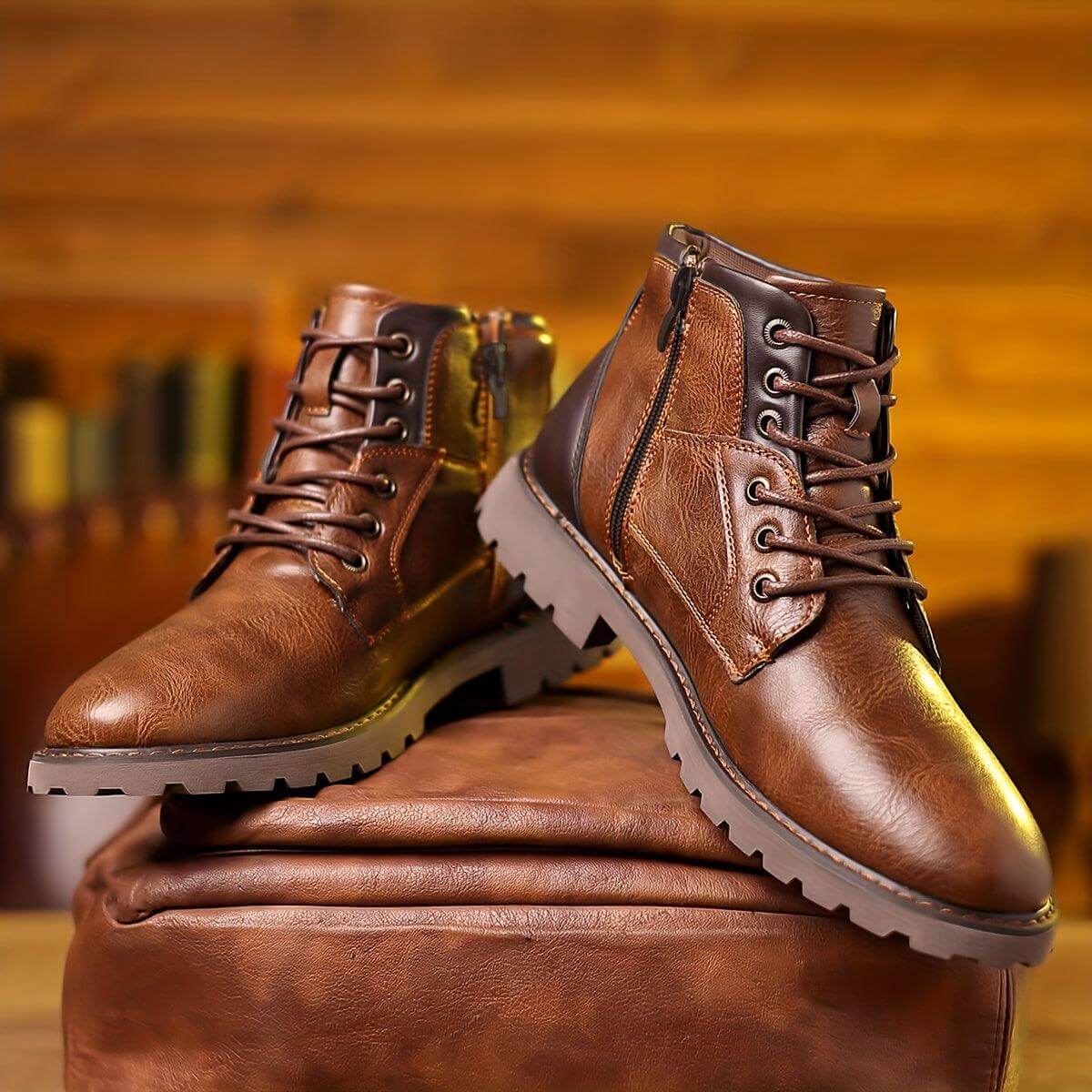Bottes Habillées Zippées Homme