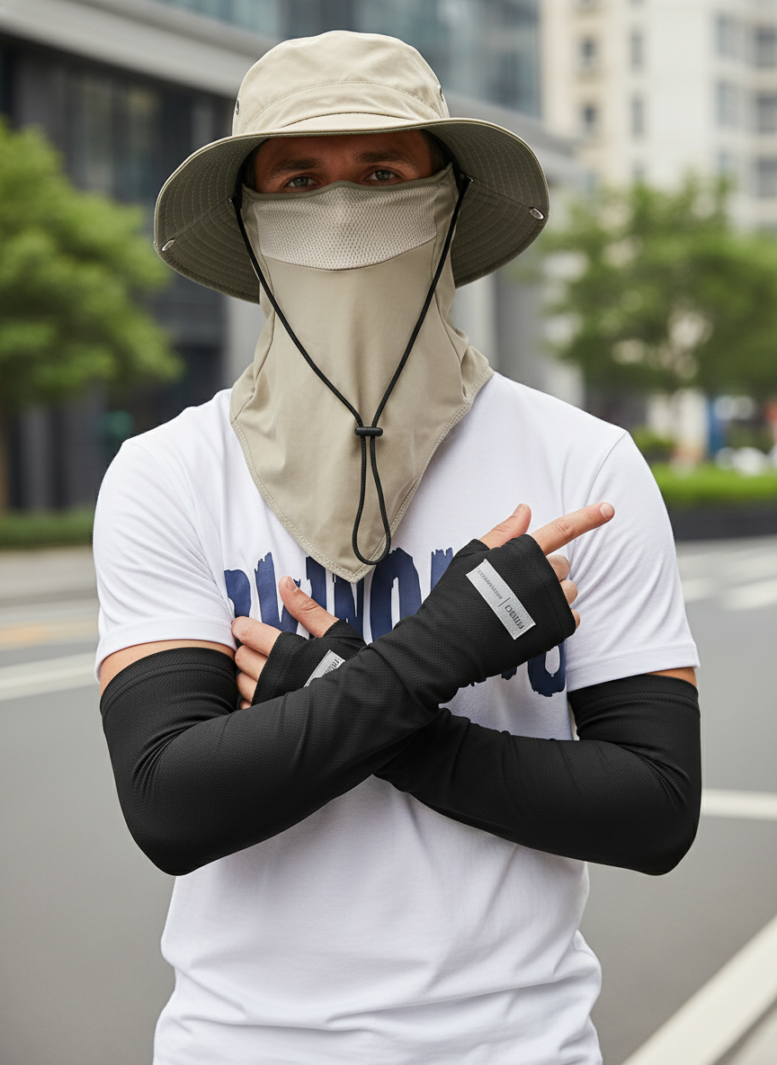 SunGuardPro - Protection Solaire Totale Sans Transpiration ni Coups de Soleil