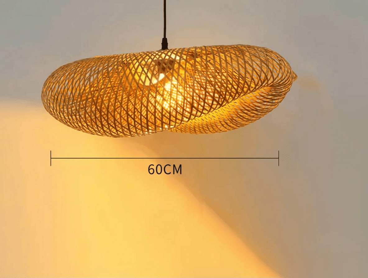 LumiBamboo - Créez Instantanément une Lueur Chaude et Naturelle pour Adoucir Votre Espace
