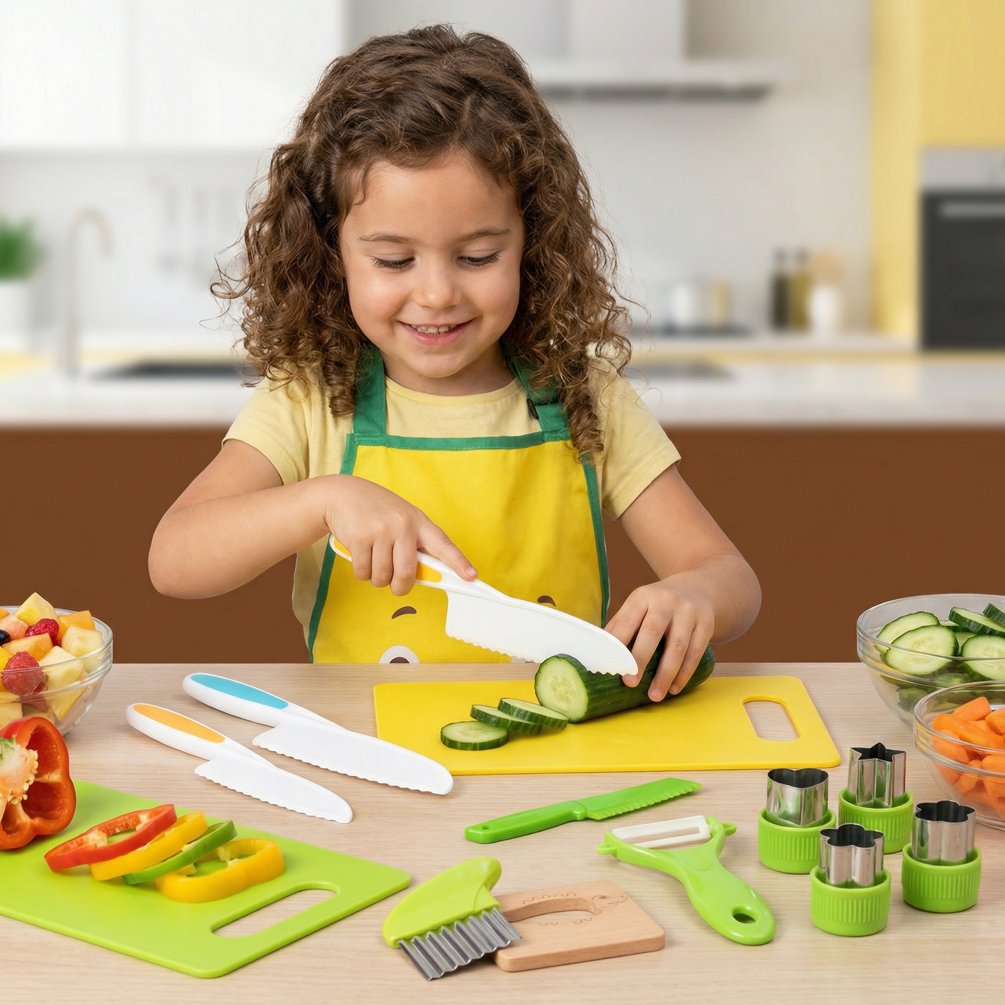 SliceJoy - Ensemble de Couteaux Sécurisés pour Enfants