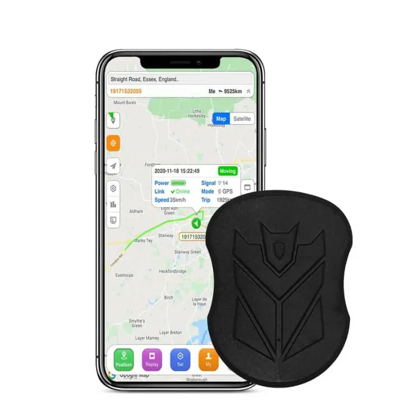 Traceur GPS Compact Étanche pour Véhicule et Moto avec Micro
