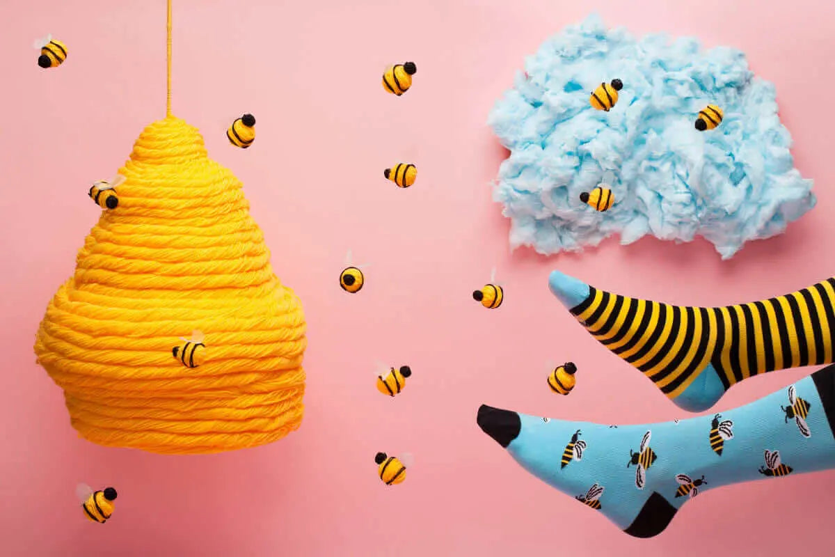 Chaussettes dépareillées - Bee Bee