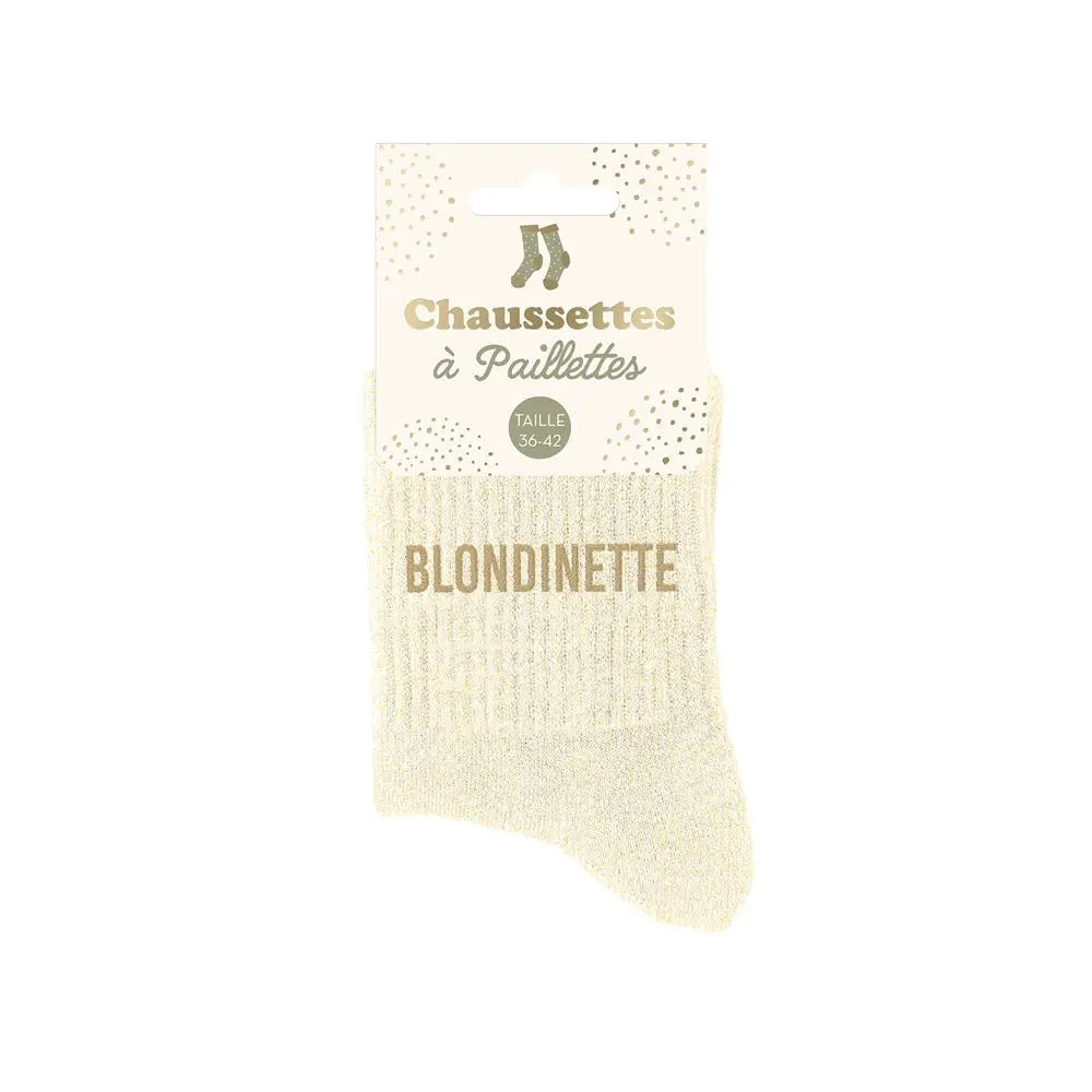 Chaussettes à Paillettes - Blondinette