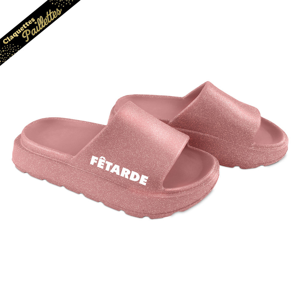 Claquettes à Paillettes - Fêtarde
