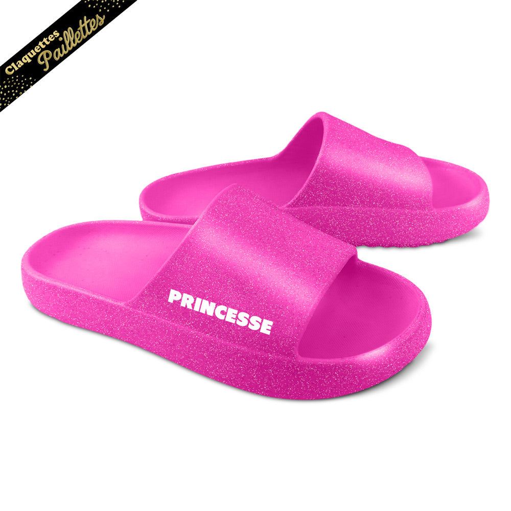 Claquettes Ă Paillettes - Enfant - Princesse