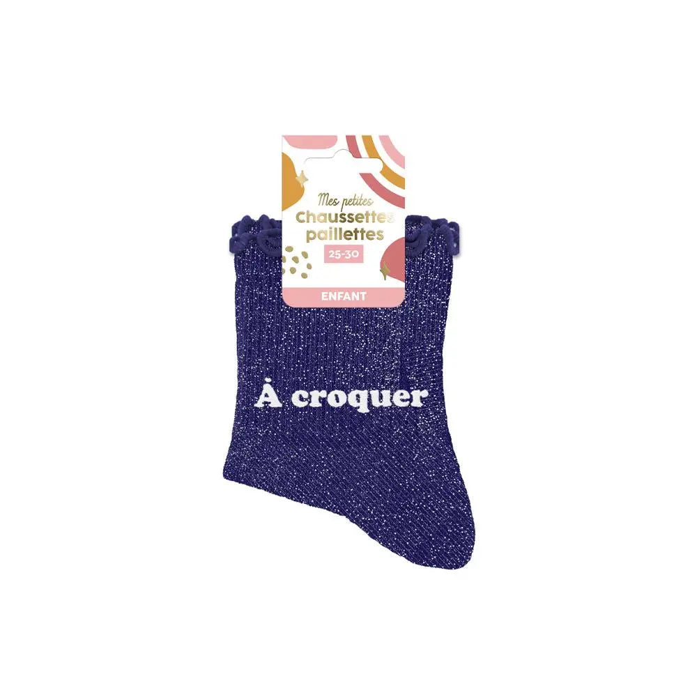 Chaussettes à Paillettes - Enfant - À Croquer