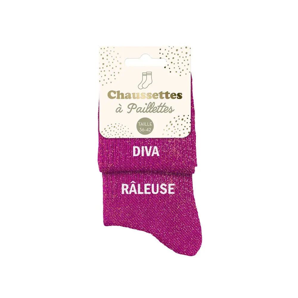 Chaussettes à Paillettes - Diva Râleuse