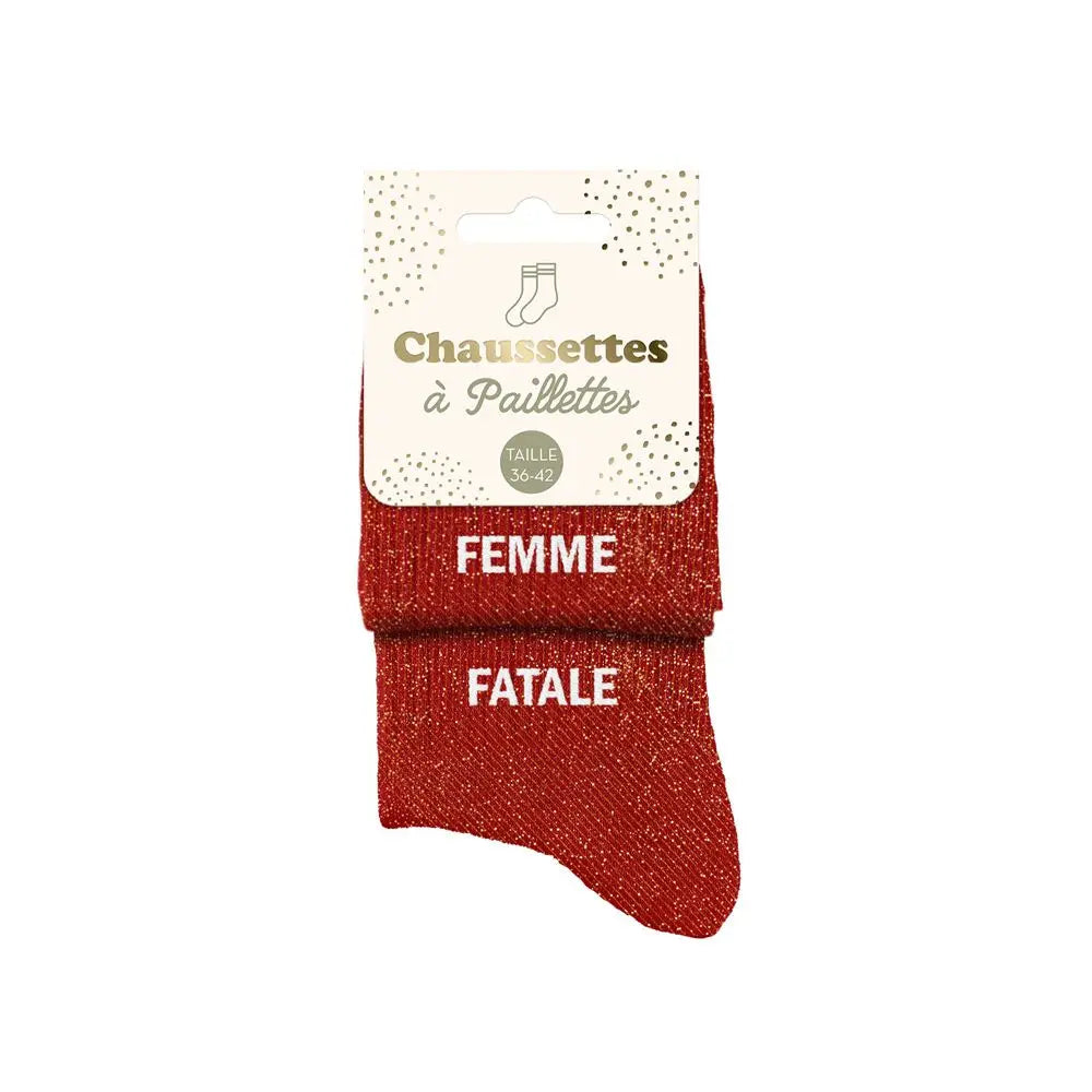 Chaussettes à Paillettes - Femme Fatale