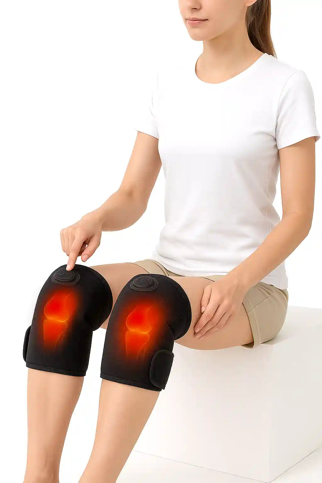 FlexiKnee™ – Genouillère Chauffante Maintien Rotule pour Soutien Articulatoire