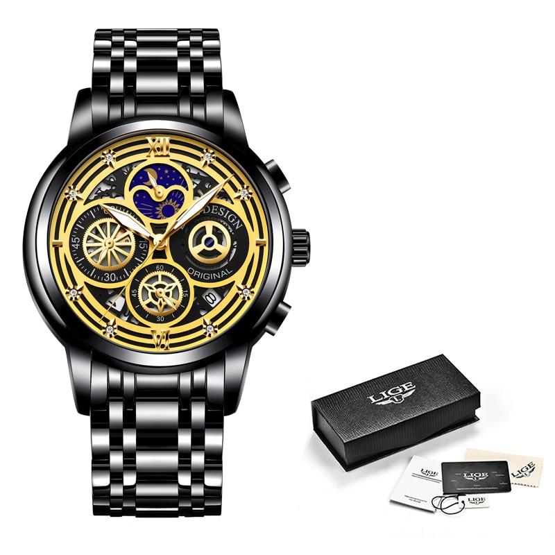 Montre bracelet élégante pour homme