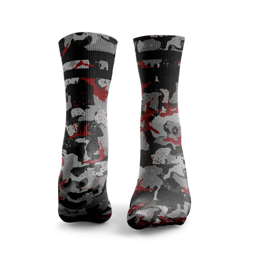 Chaussettes - Metcon - Red Black & Grey