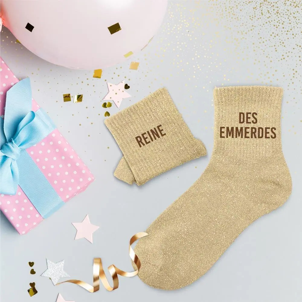 Chaussettes à Paillettes - Reine des Emmerdes