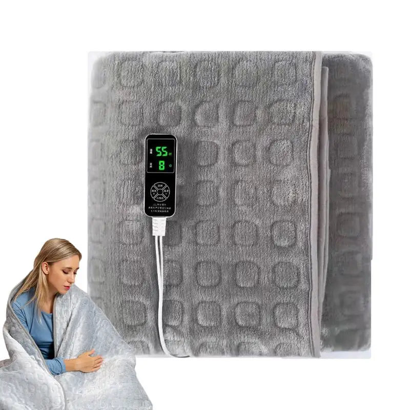 Couverture Chauffante Élégante pour Détente au Bureau ou au Domicile