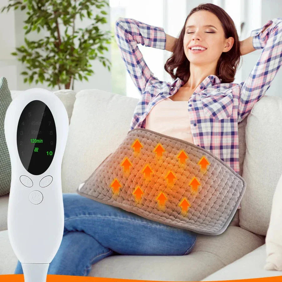 Tapis Électrique Chauffant pour Domicile avec Régulateur de Chaleur