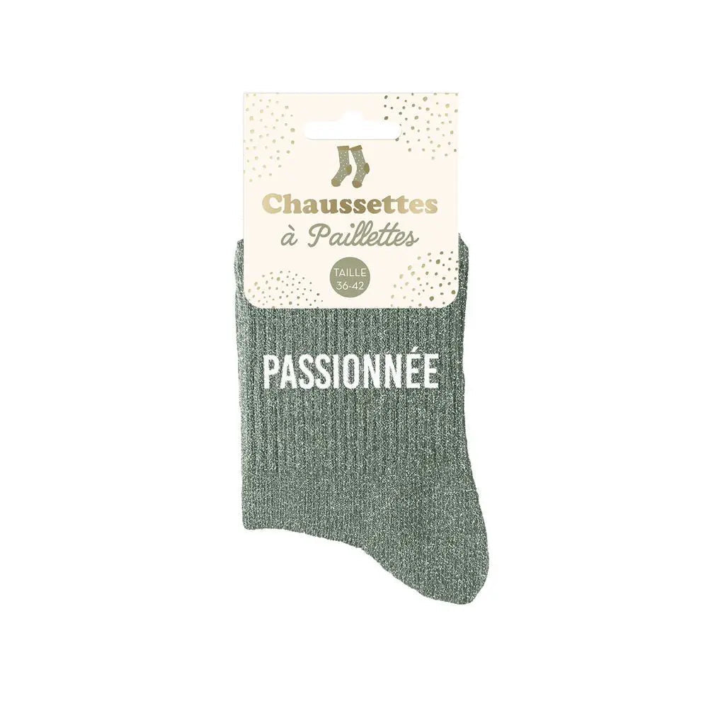 Chaussettes à Paillettes - Passionnée