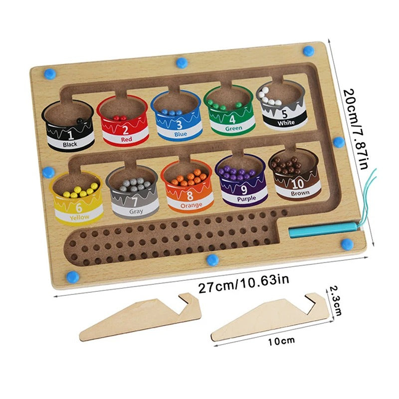 EduMaze™ - Labyrinthe Magnétique Montessori pour Enfants