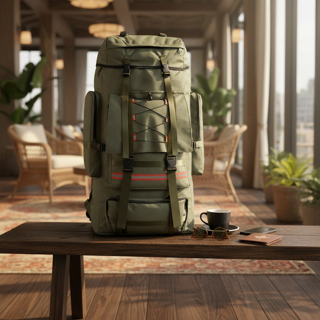ELANTRIA - Grand Sac À Dos De Voyage XXL