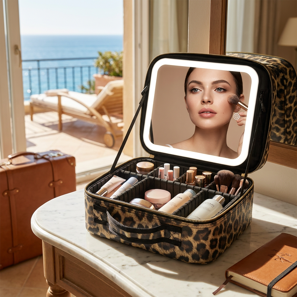 AGLAIA - Trousse de Maquillage Lumineuse Nomade