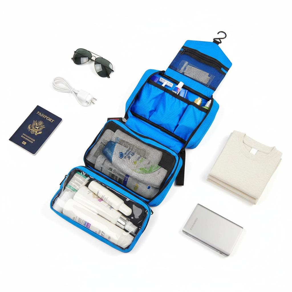 CABALIA - Trousse De Toilette De Voyage Pour Homme À Accrocher
