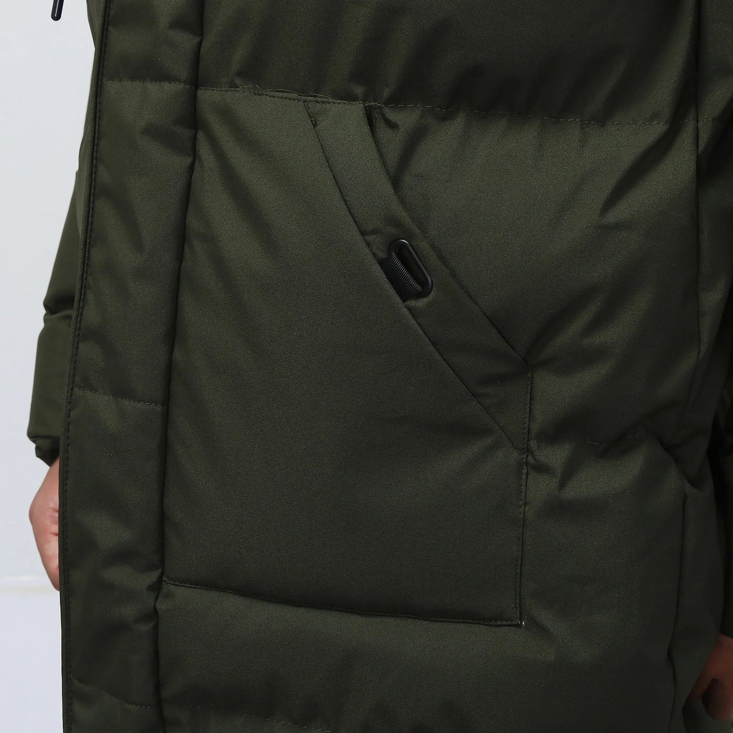 Veste Chaude à Capuche Matelassée Homme