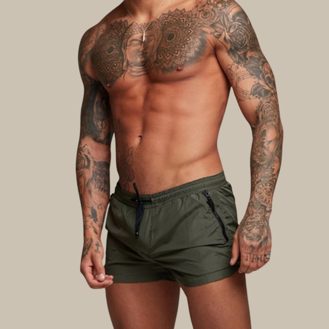 Short Séchage Rapide Homme, avec poches