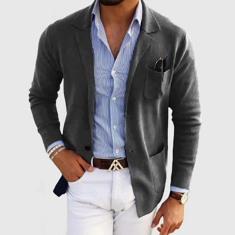 Blazer Cintré Décontracté Homme, avec poches