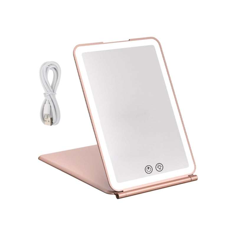 Miroir Led Zoom Portable