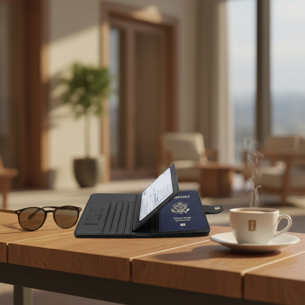 Portefeuille De Voyage Etui A Passeport
