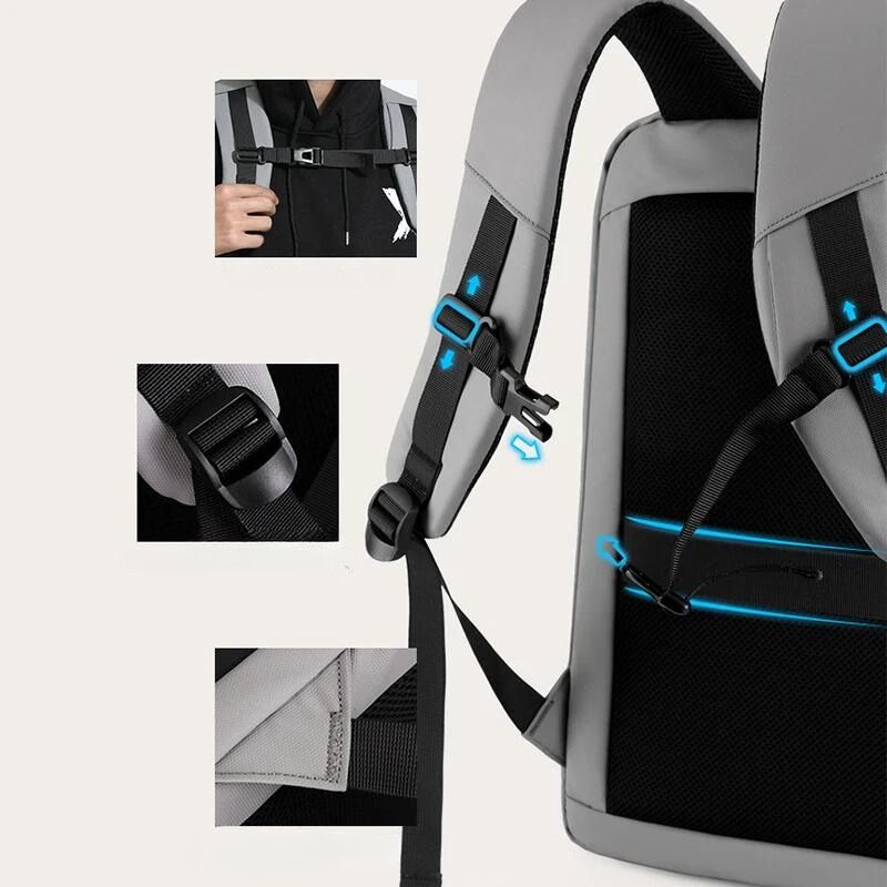 DELTORIA - Sac À Dos Rigide Pour Ordinateur Portable