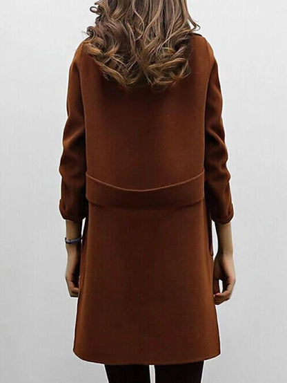 Manteau Élégant Femme – Vert militaire