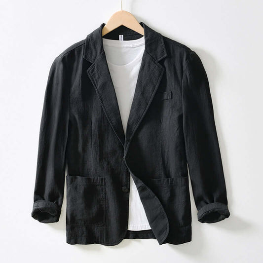 Veste Homme léger toutes season blazer – coloris Noir