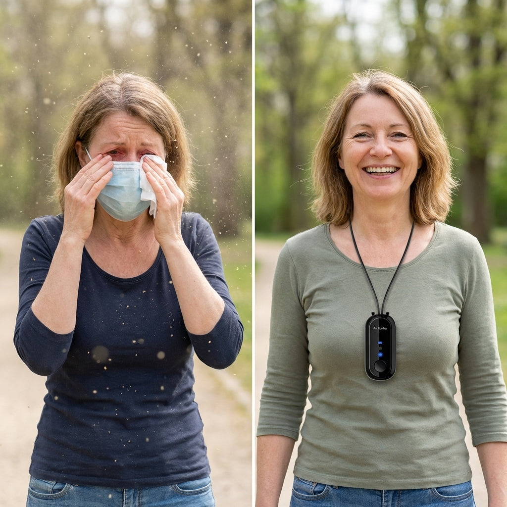 PureBreathe - Clarté d'air frais immédiate, à tout moment, n'importe où
