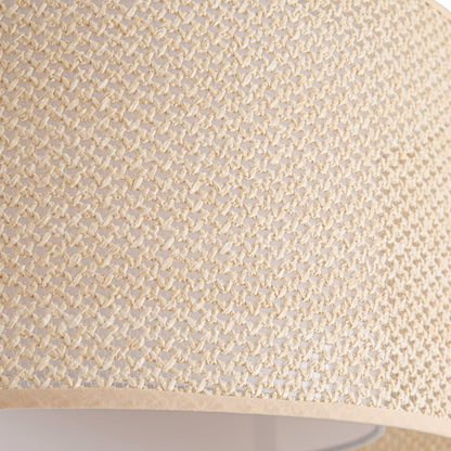 Plafonnier Soula de Lindby Ø 40 Cm Beige Plastique E27 – photo 7