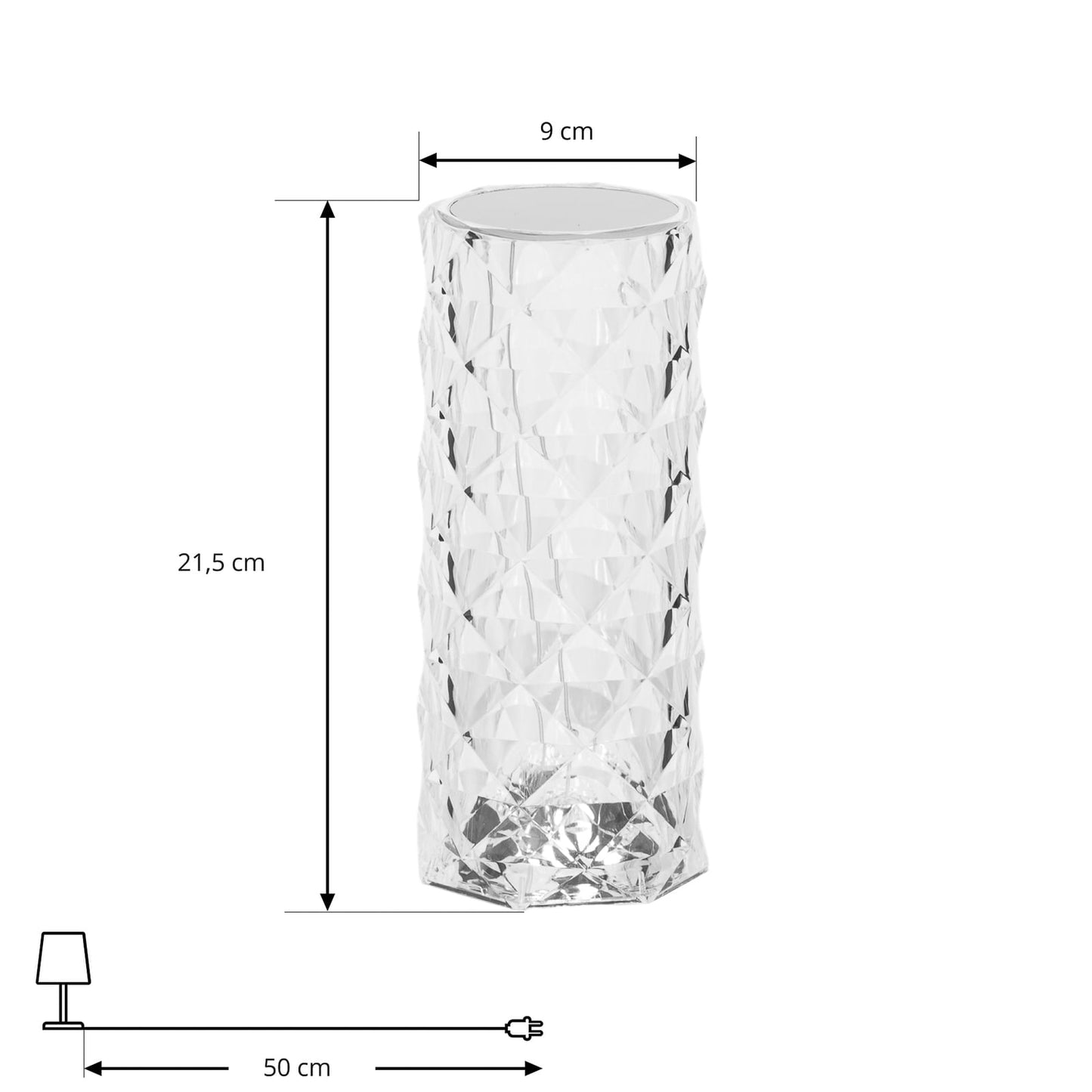 lampe à poser LED rechargeable Lindby Louane, 21,5 cm, USB, RGBW