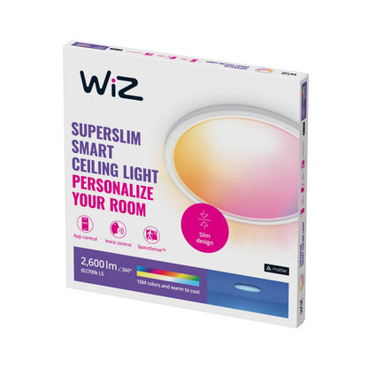 Plafonnier LED Wiz Superslim RGBW O42cm Blanc – photo 2