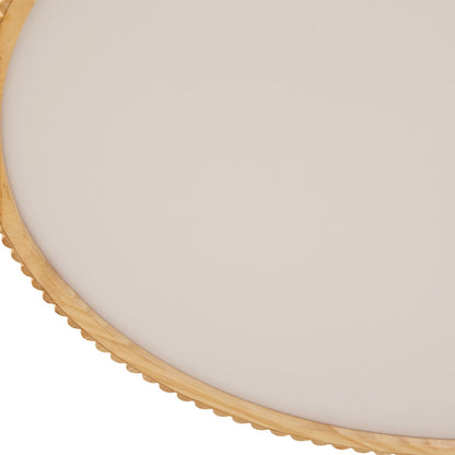 Plafonnier LED Lindby Velua Blanc Bois Clair CCT Ø 50 Cm – photo 9