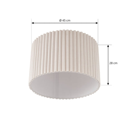 Plafonnier Lindby Libbie Ø 45 Cm Lin Couleur Crème – photo 5