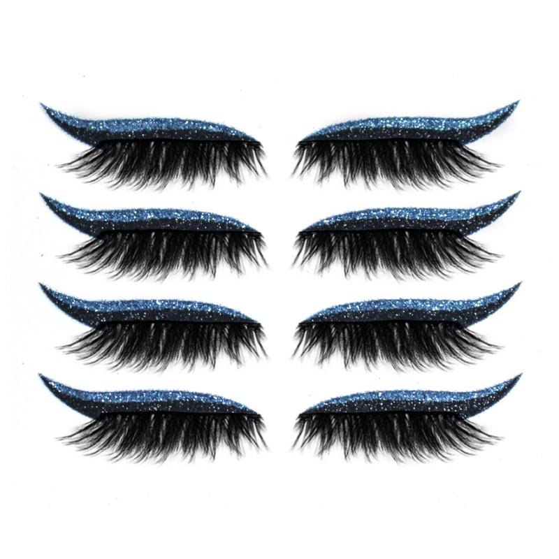 GlamEase - Autocollants Eyeliner Réutilisables Œil de Chat