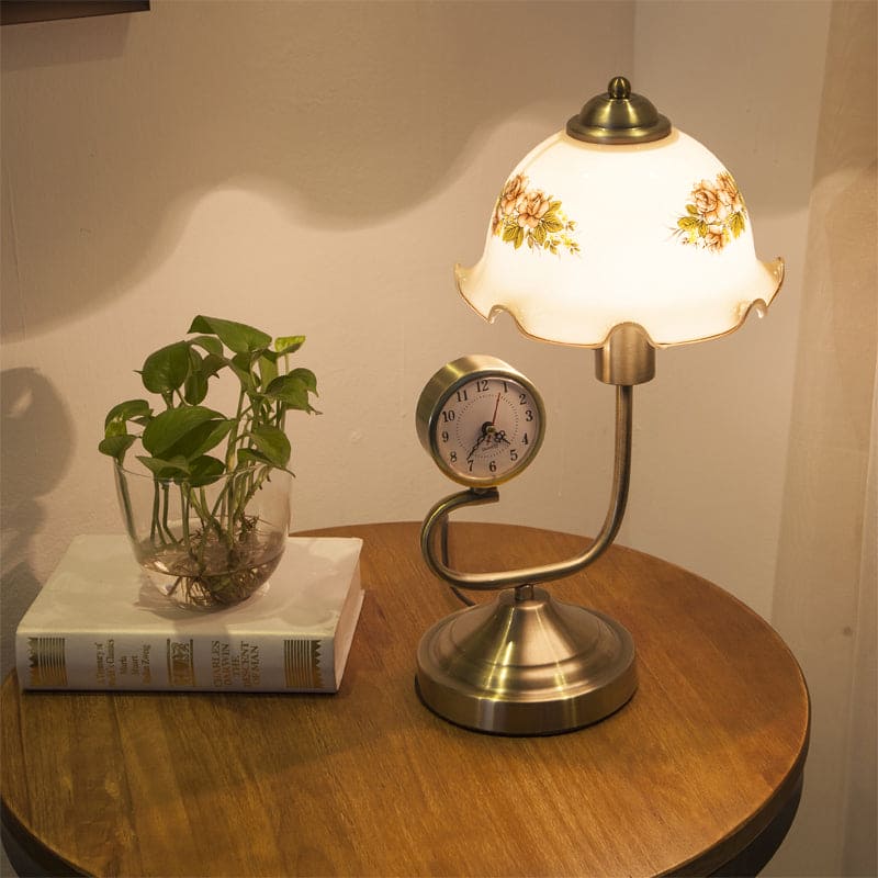 Lampe de Table Fleur Rustique Chic