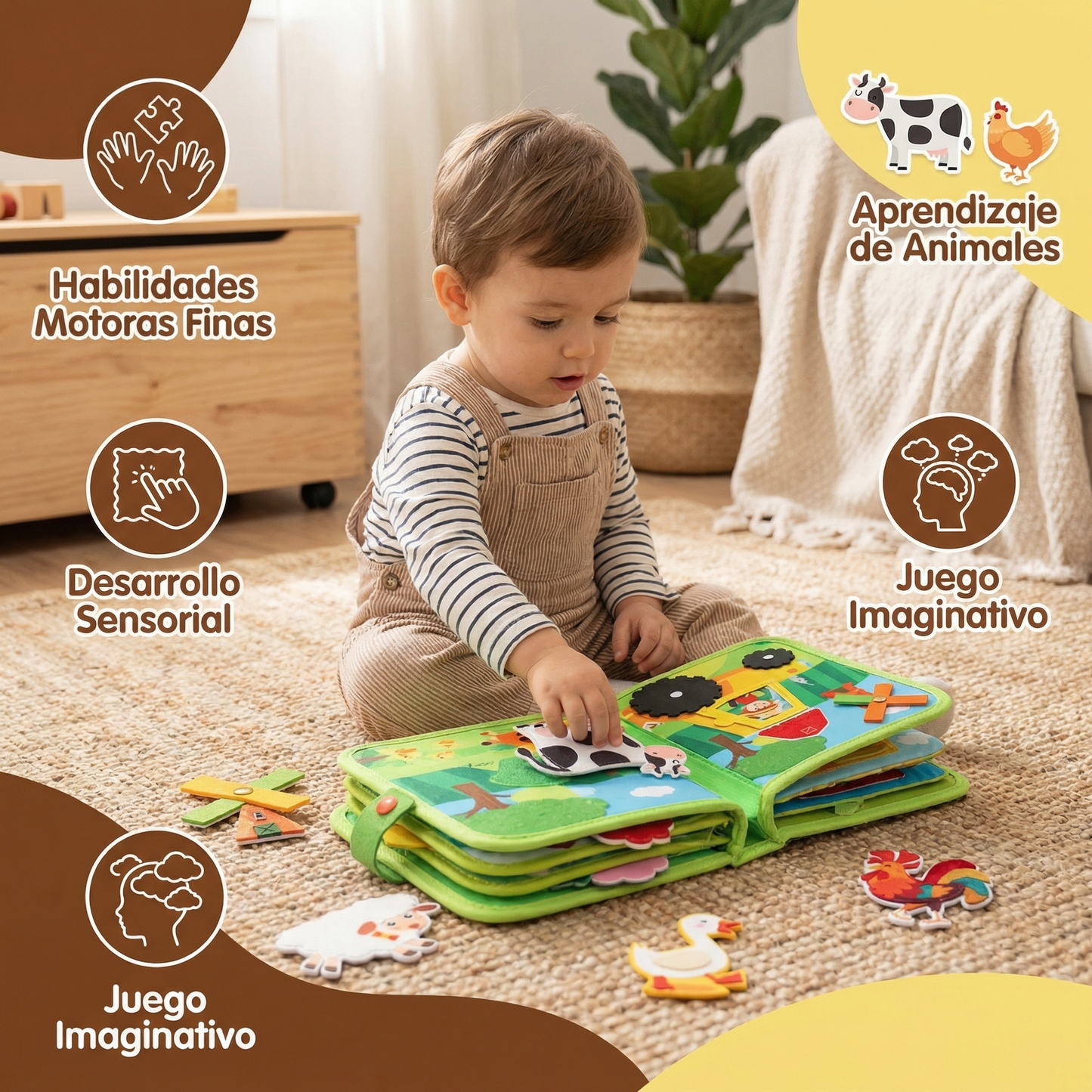 FarmTales - Livre Interactif Animaux de la Ferme