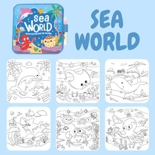 SplashJoy - Divertissement de coloriage réutilisable et sans salissure qui s'efface