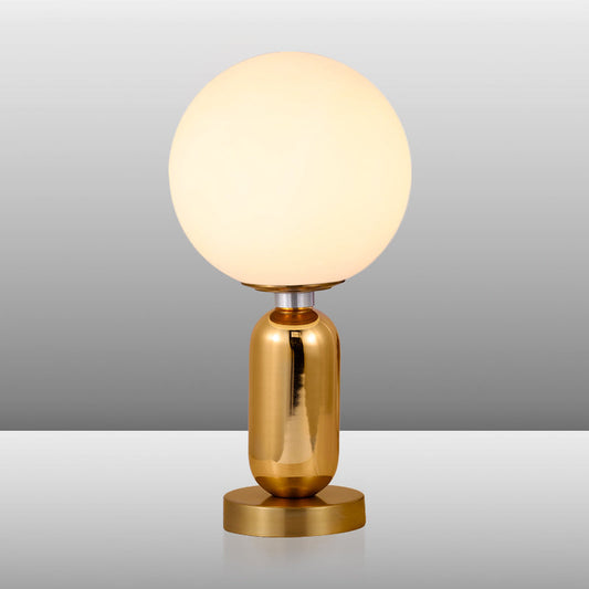 Lampe Verre Élégante Boule Dorée