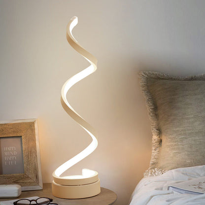 Lampe de Bureau Élégante à LED Spiralée – photo 2