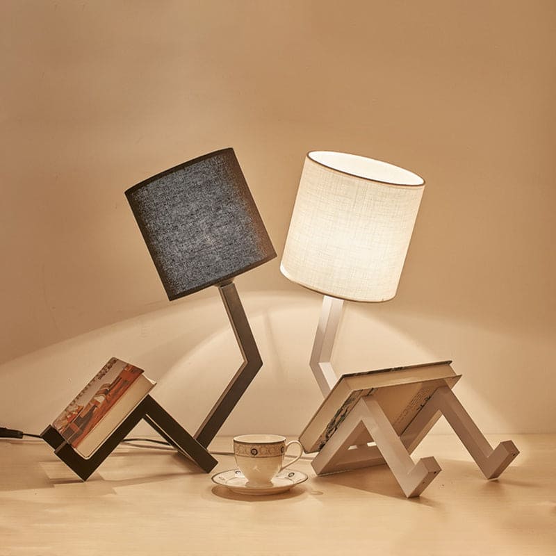 Lampe de Table Design Nordique avec Rangement