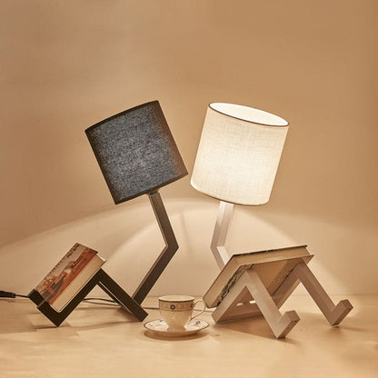 Lampe de Table Design Nordique avec Rangement