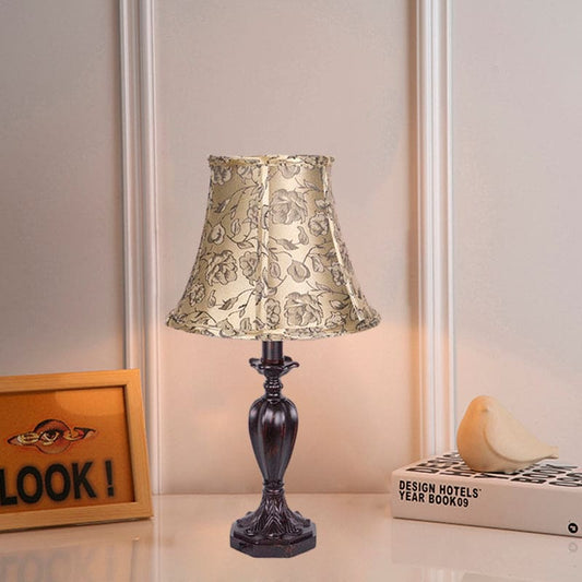 Lampe de Nuit Élégante avec Abat-Jour en Verre
